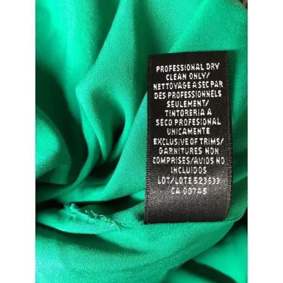 Cynthia Rowley Emerald Dress Sleeveless Cutout Mini Fit & Flare A-Line Green 6
